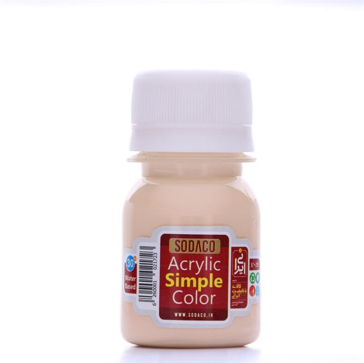رنگ اکریلیک ساده  سوداکو 30 میل بدنکد  acrylic simple 00331